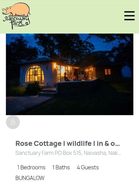 Sanctuary Farm Naivasha Villa ภายนอก รูปภาพ